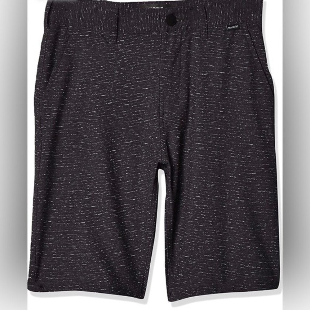 Hurley Little Boys' Walk Summer Lightweight Black Shorts Size 6